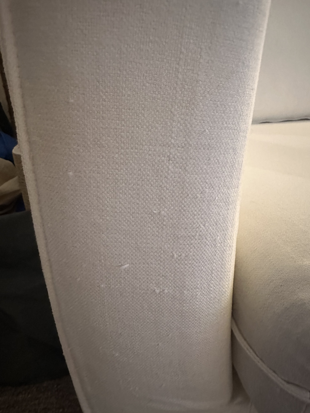 IKEA Karlstad Sofa w/ White Slipcover - photo 4