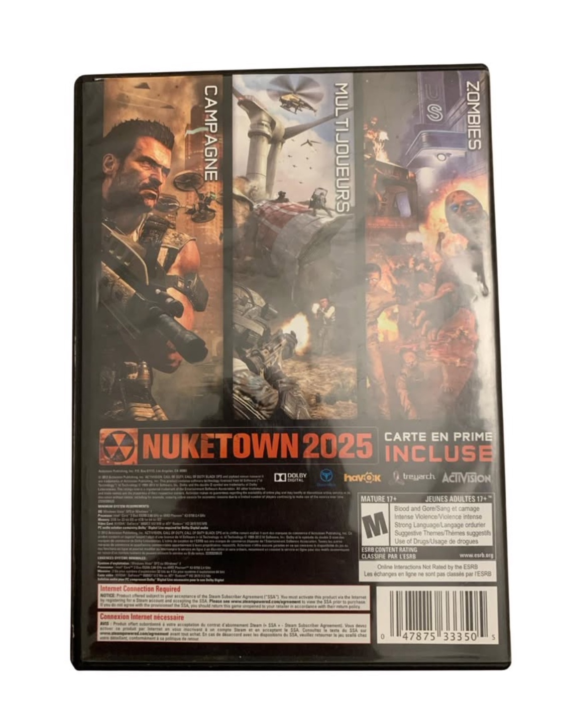 [Like New] Call of Duty Black Ops 2 PC Game | No Scratches - photo 2