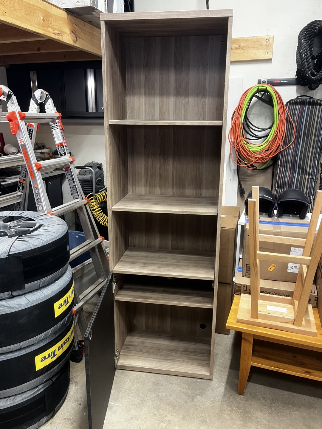 Besta ikea Tall Bookcase - Modern Grey and Black - photo 2