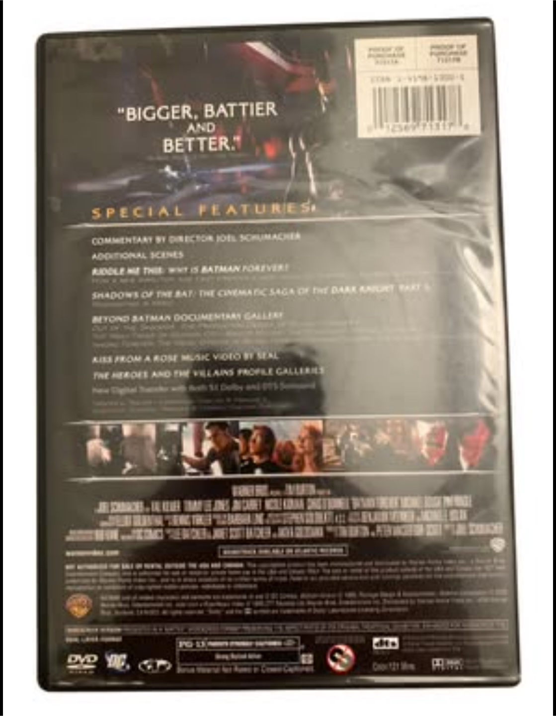 [Like New] Batman Forever 2-Disc Widescreen Edition DVD - photo 2
