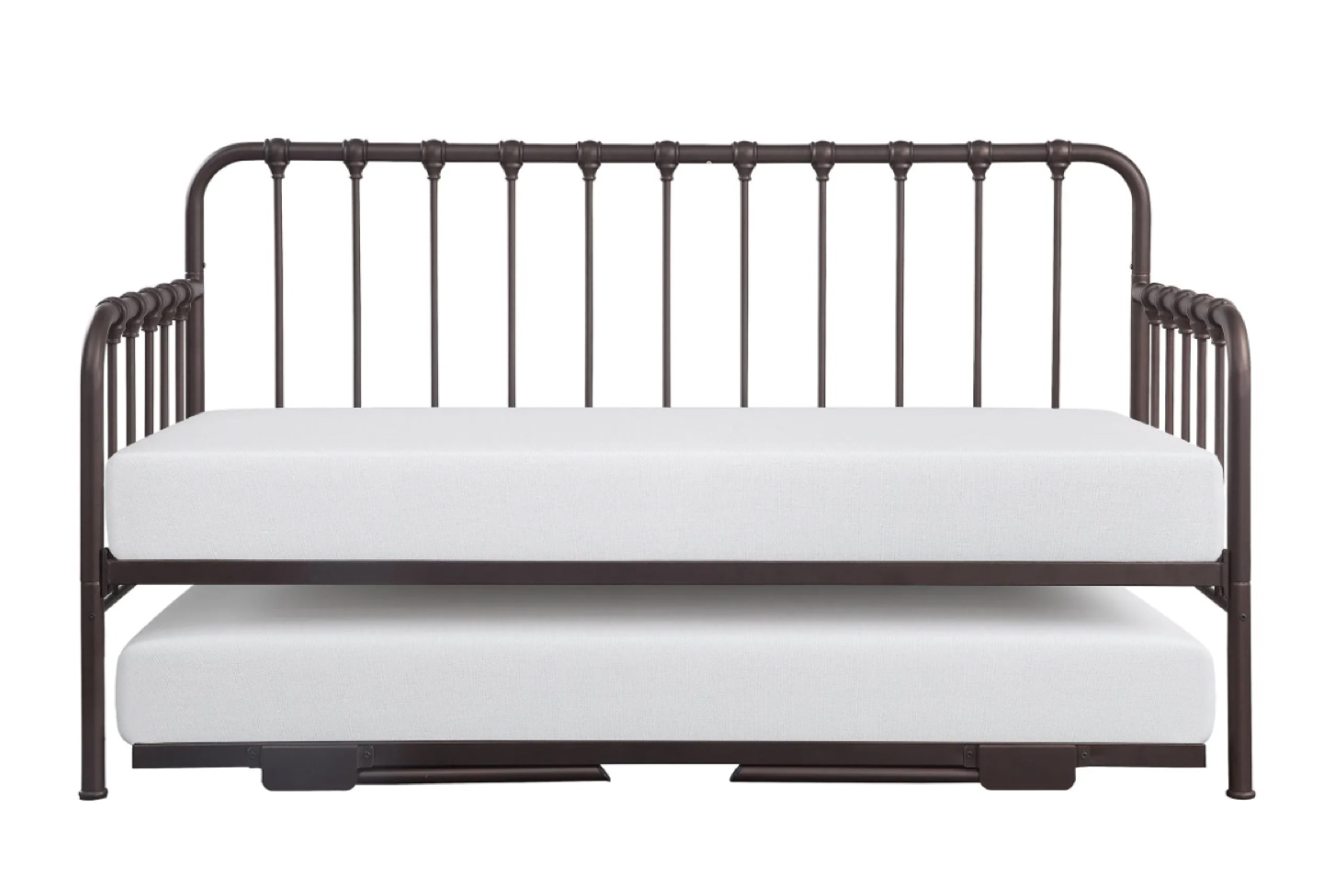 Metal Daybed with Trundle & Mattresses - photo 3