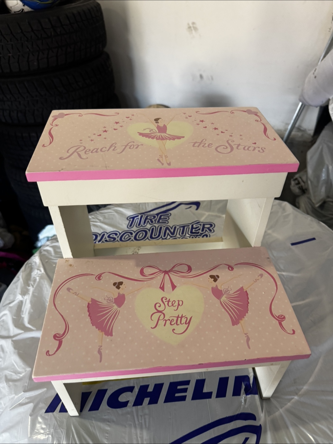 Two-Step Ballerina Stool Set