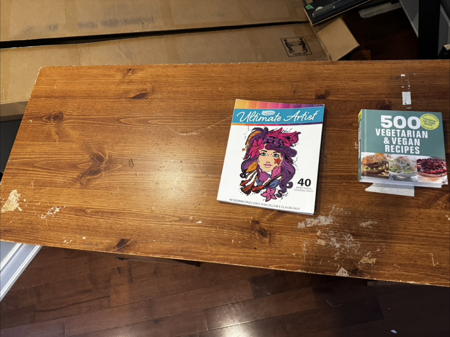 Small Wooden Desk with Storage - photo 2