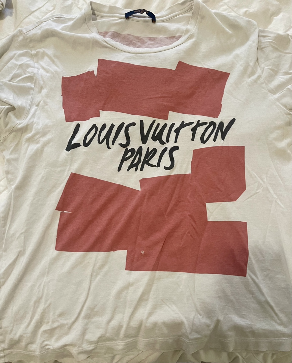 Authentic Louis Vuitton Paris Graphic Tee Shirt