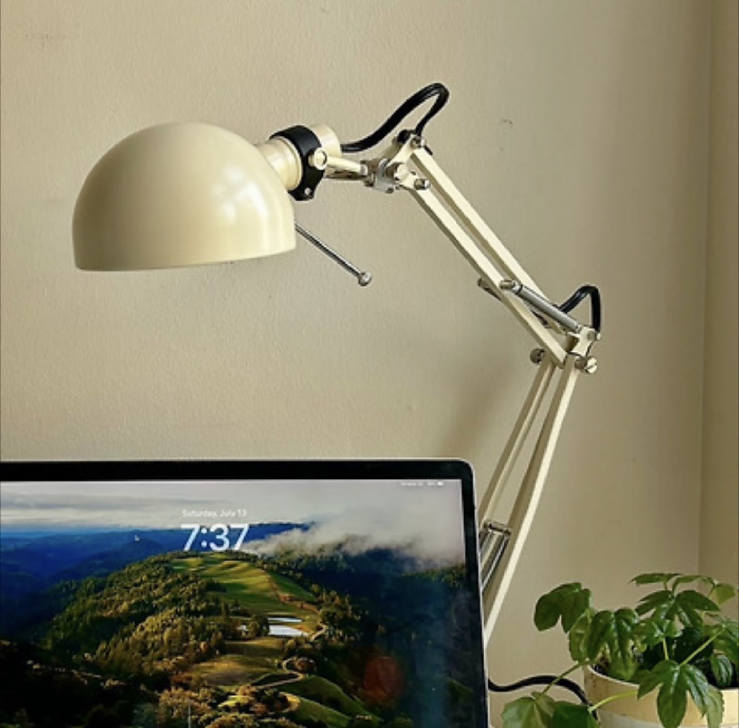 IKEA FORSÅ Beige Adjustable Desk Lamp - photo 2