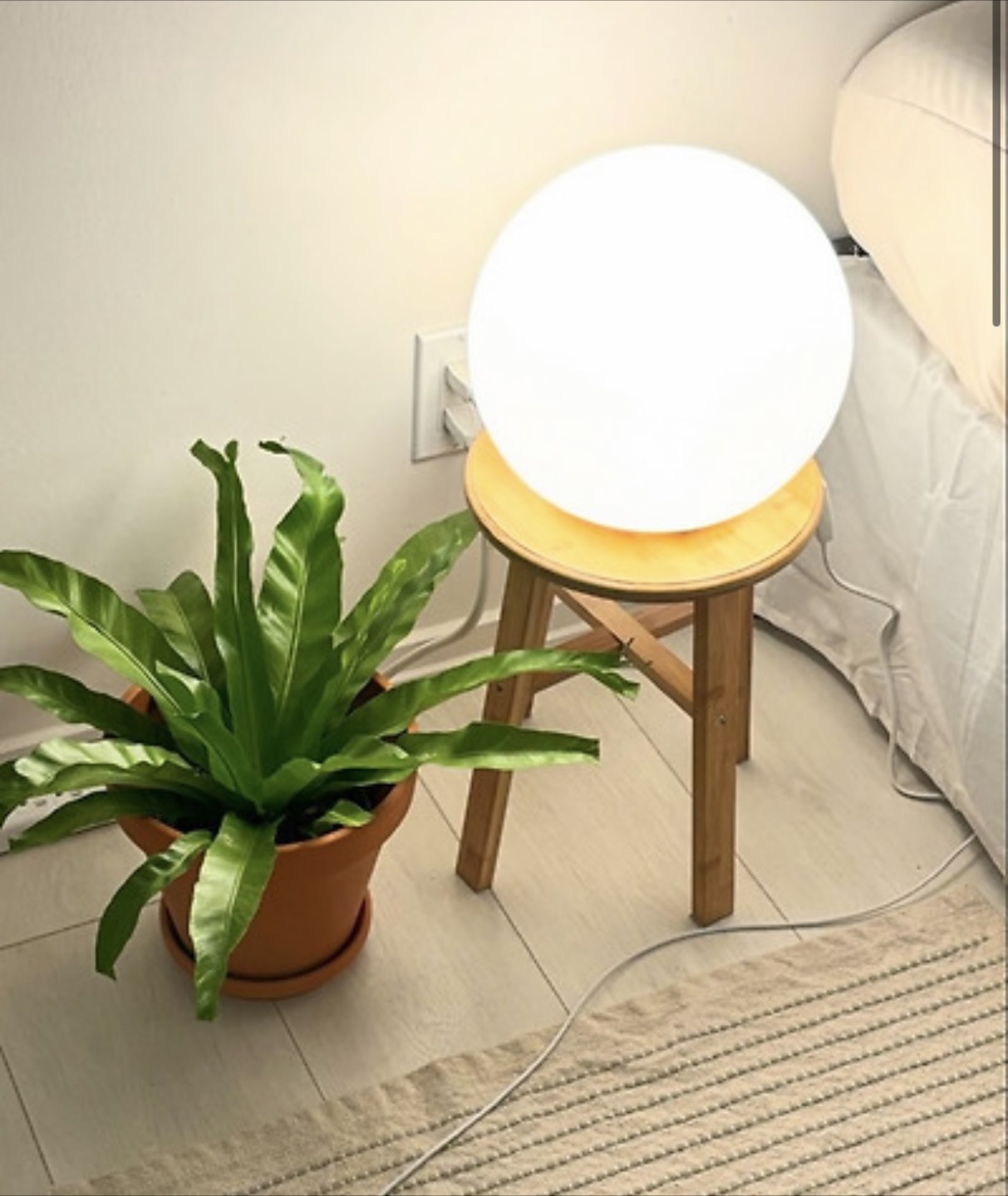 IKEA FADO Globe Table Lamp