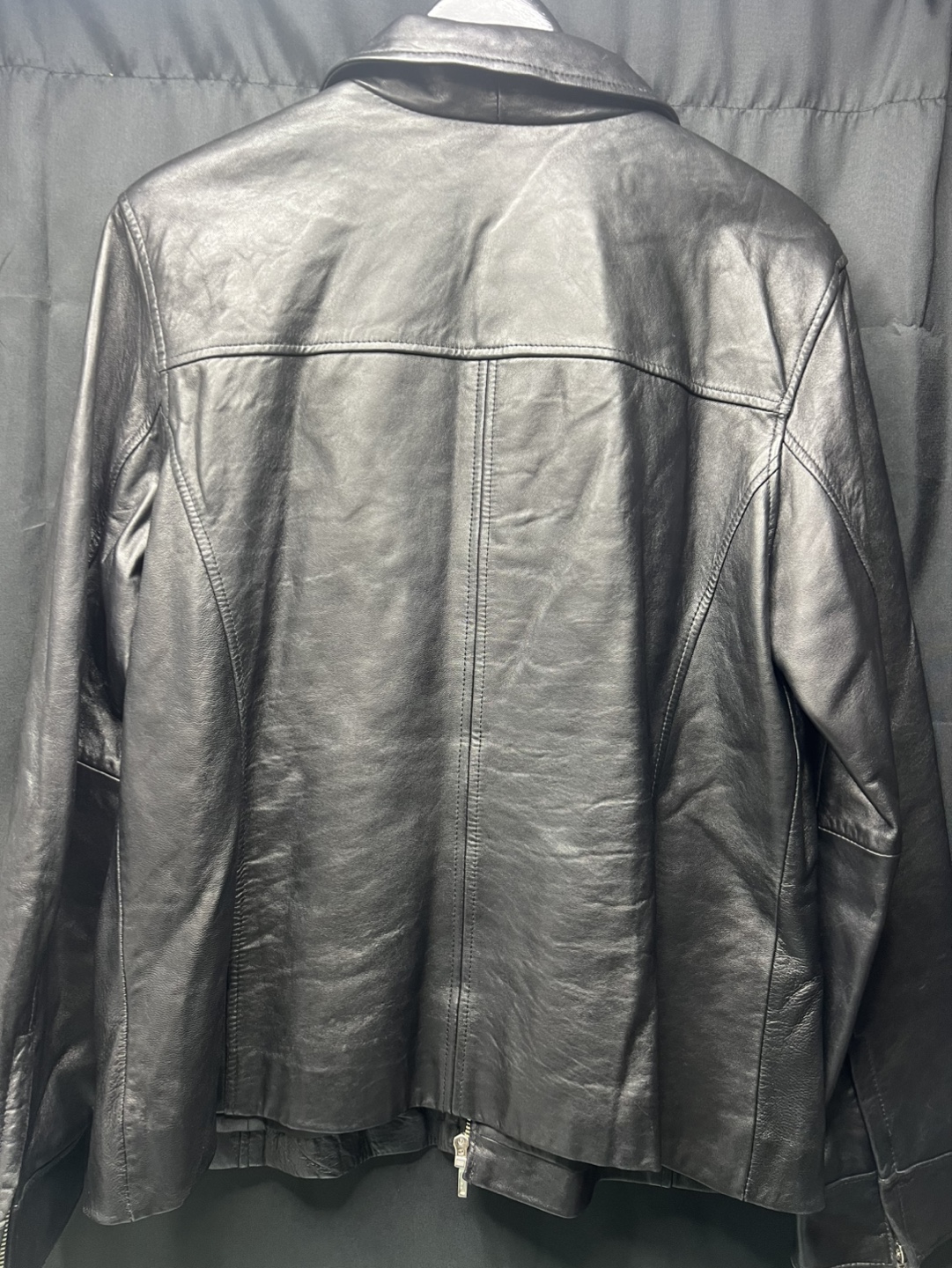 MOSSIMO Women's Black Leather Jacket - Size 14 - photo 5