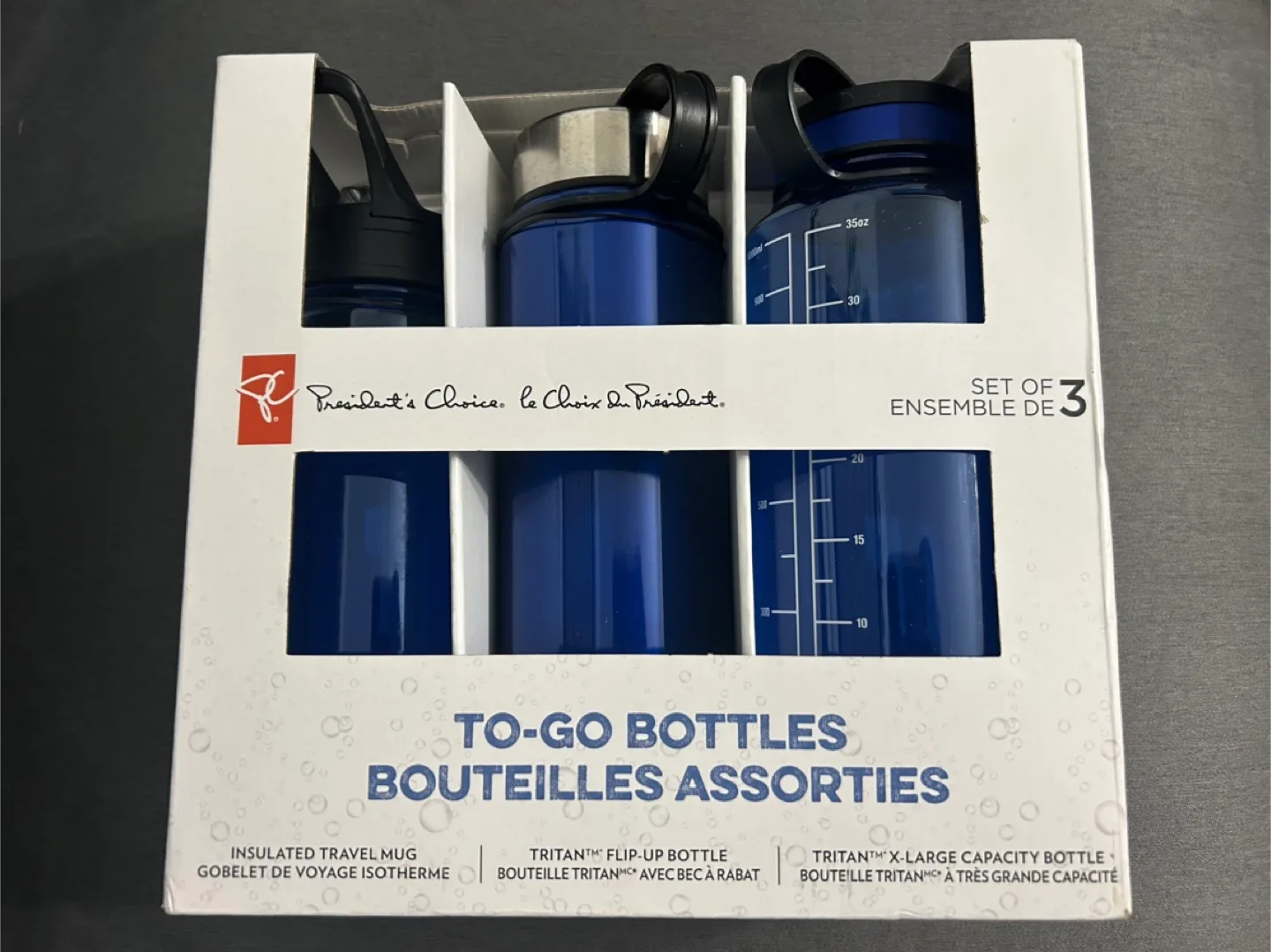 President's Choice To-Go Bottle Set of 3 thumbnail