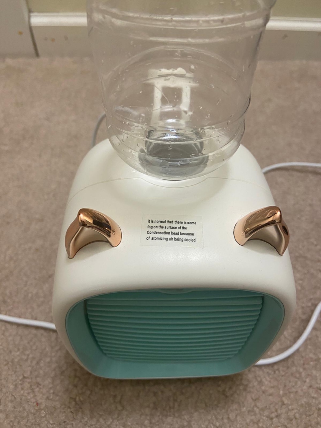 Portable Mini Humidifier Fan - Cute Animal Design - photo 2