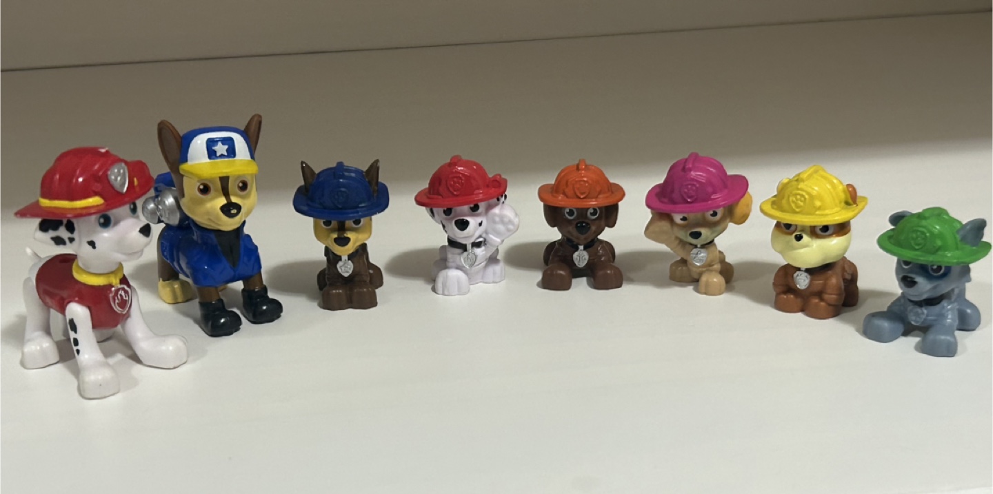 Paw Patrol Mini Figures - 8 Pack