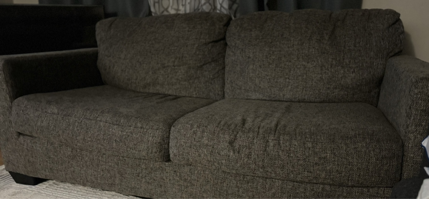 Dark Grey Loveseat