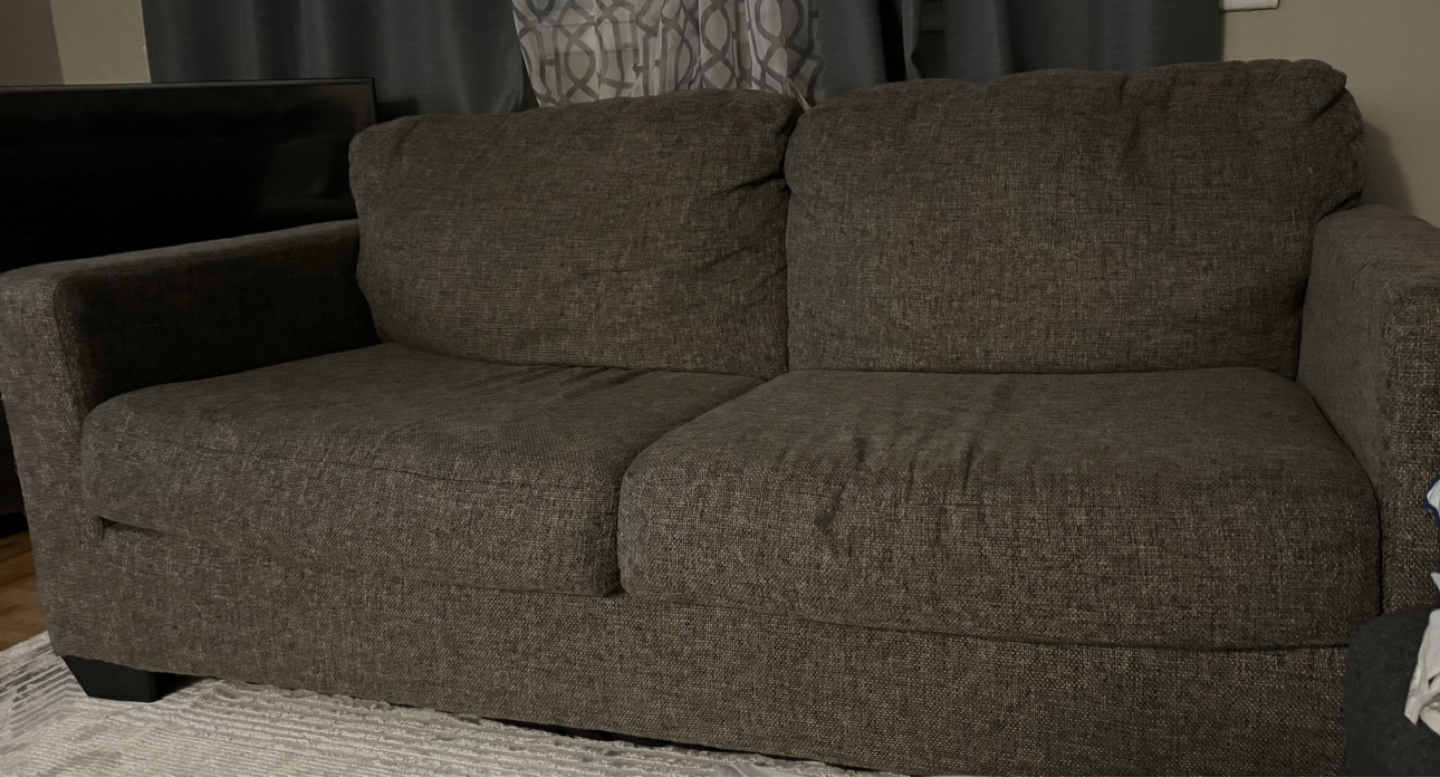 Dark Grey Loveseat - photo 3