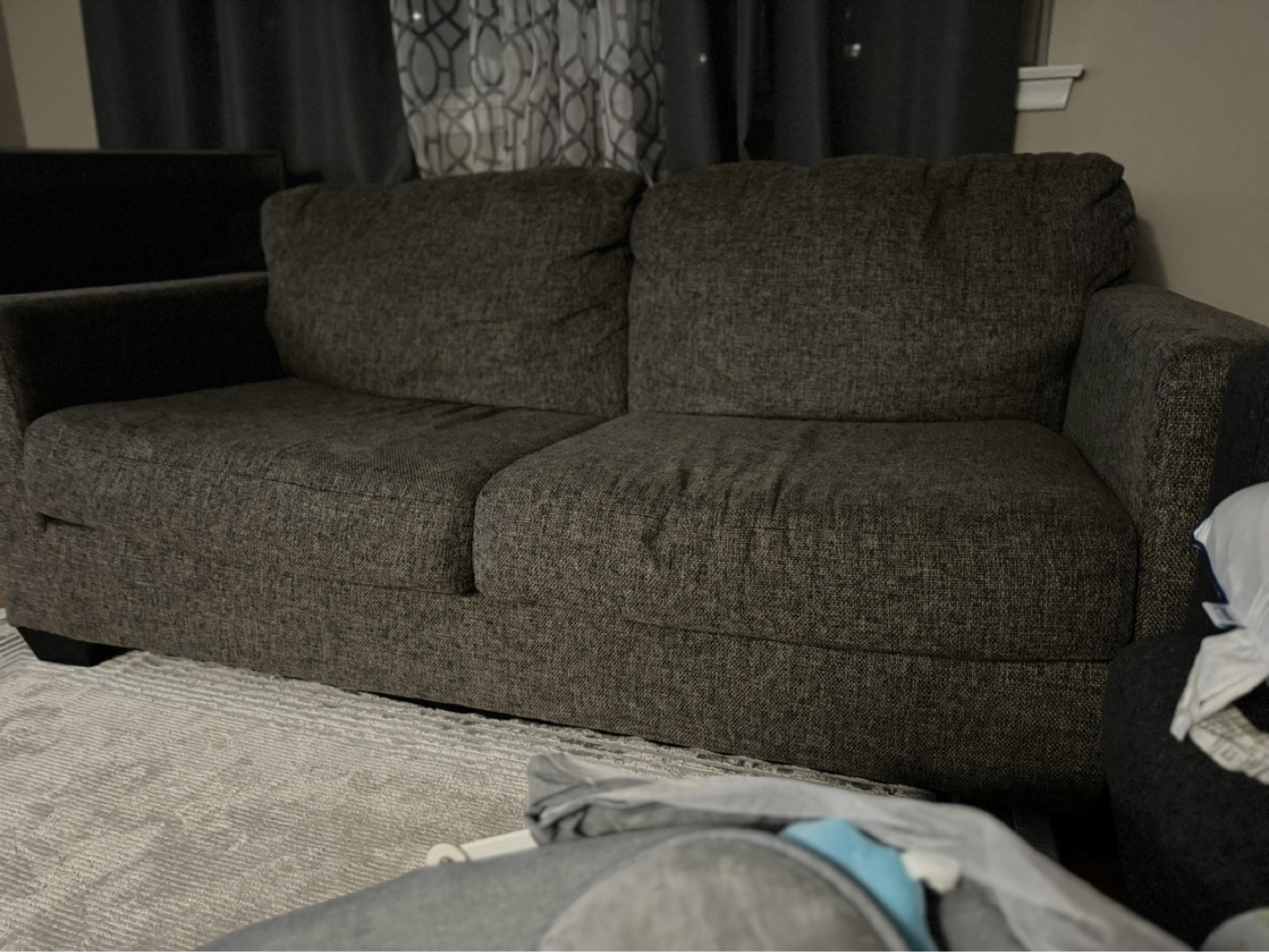 Dark Grey Loveseat - photo 4
