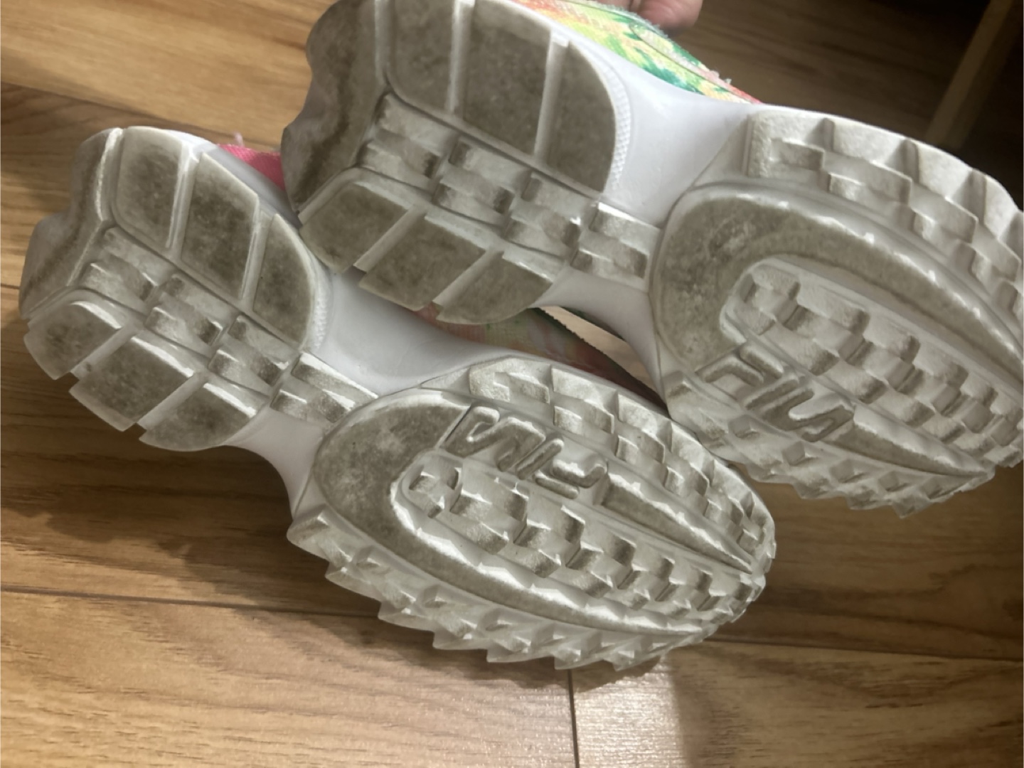 Fila Disruptor II Tie-Dye Sneakers - Women's Size 6 - photo 4