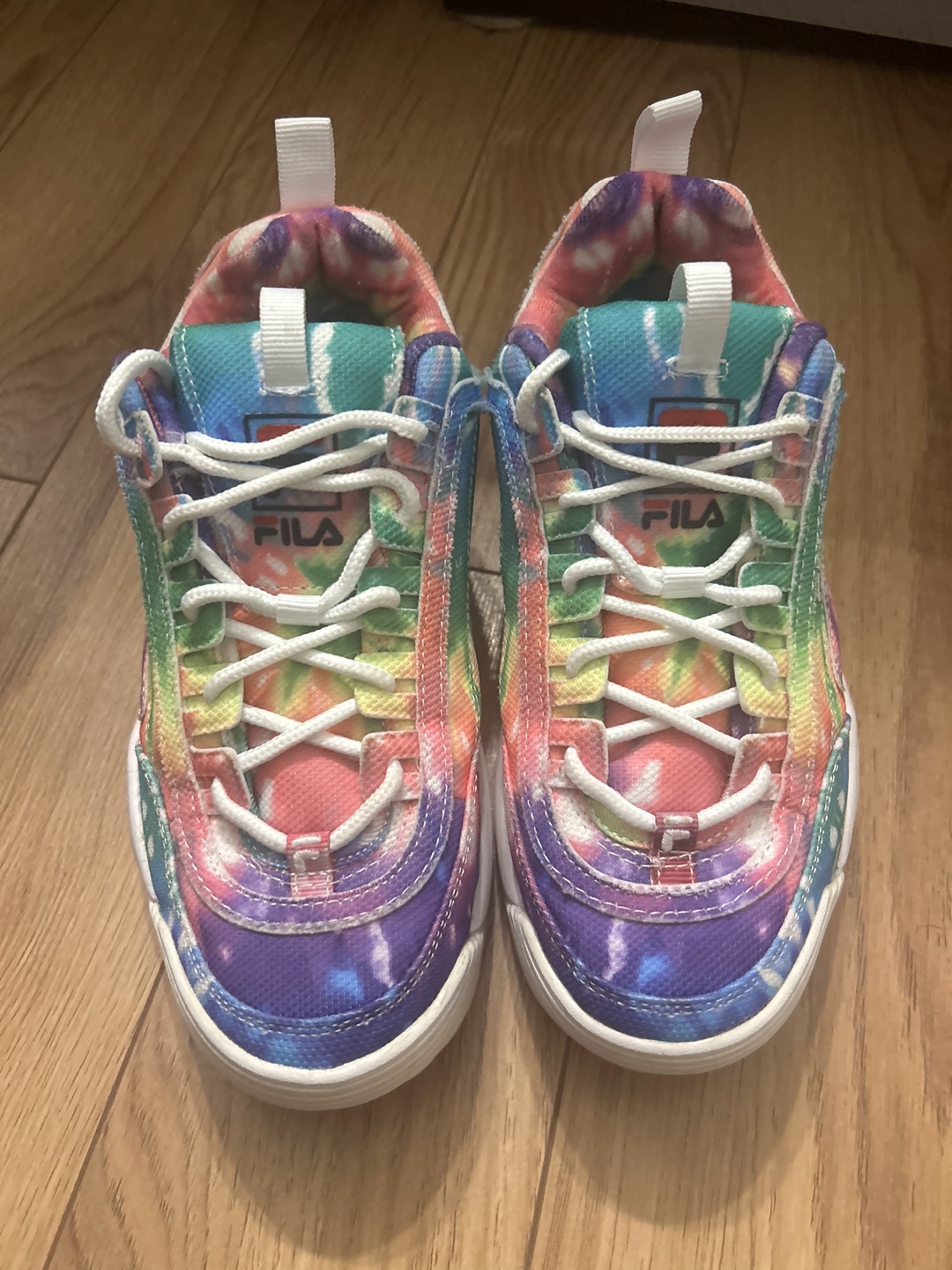 Fila Disruptor II Tie-Dye Sneakers - Women's Size 6