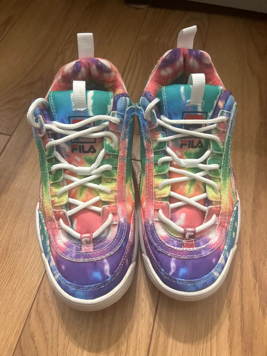 Fila Disruptor II Tie-Dye Sneakers - Women's Size 6 thumbnail