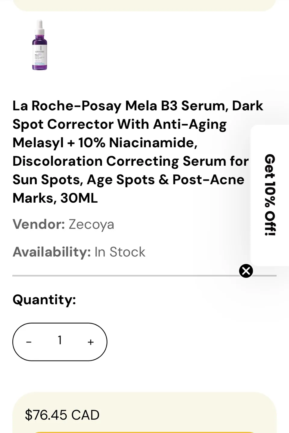 La Roche-Posay Mela B3 Serum 30ml image indicator(3)