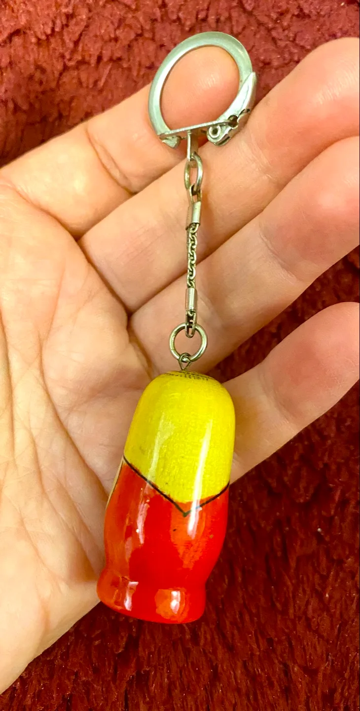 Vintage Matryoshka Keychain Souvenir from USSR image indicator(3)
