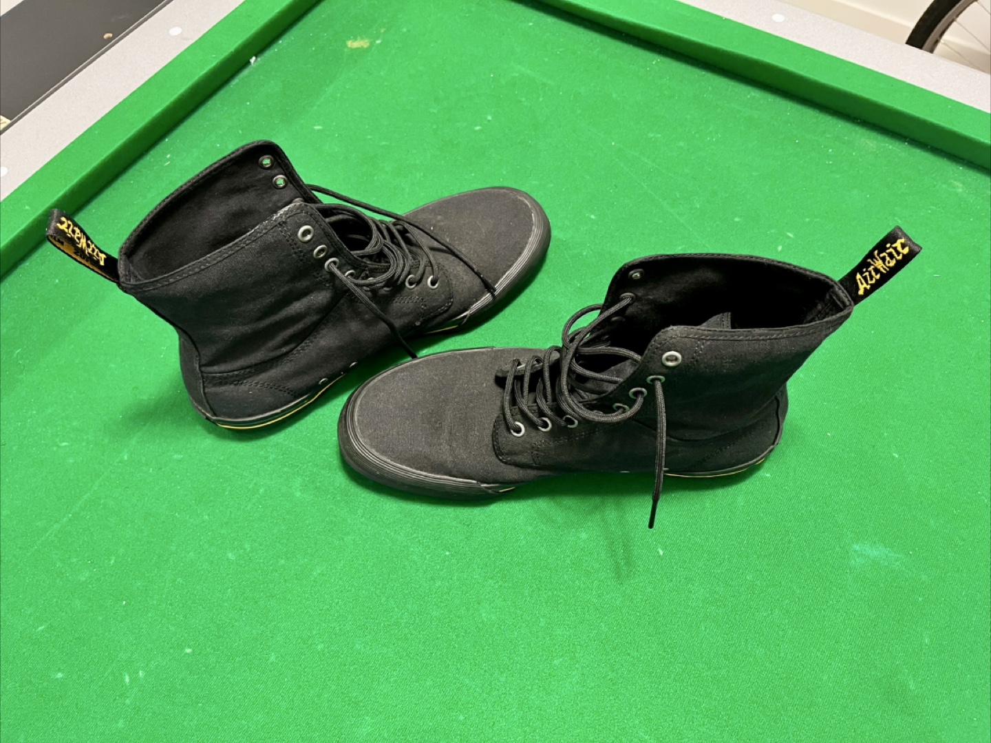 Dr. Martens Black Canvas Boots - photo 2