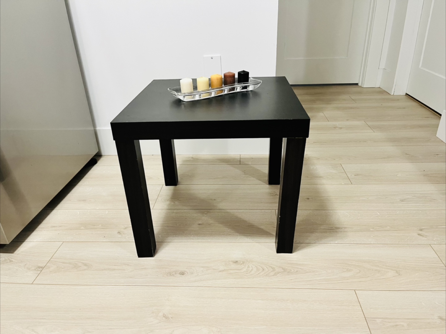 Black Square End Table - photo 2