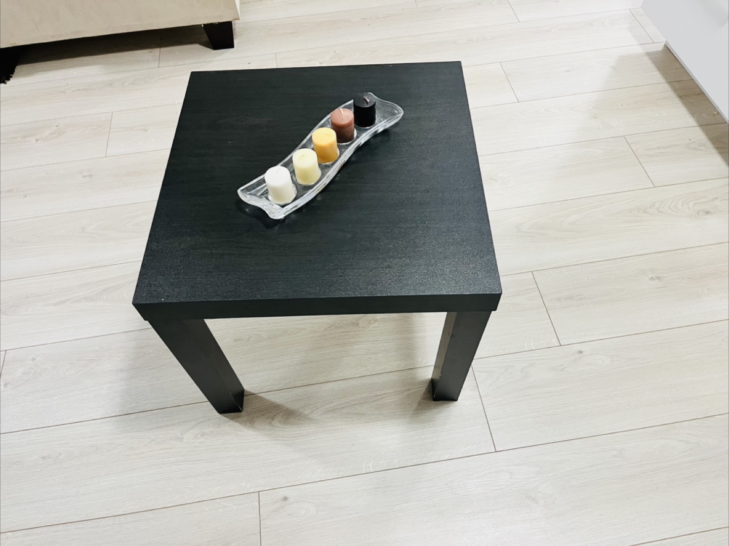 Black Square End Table - photo 3