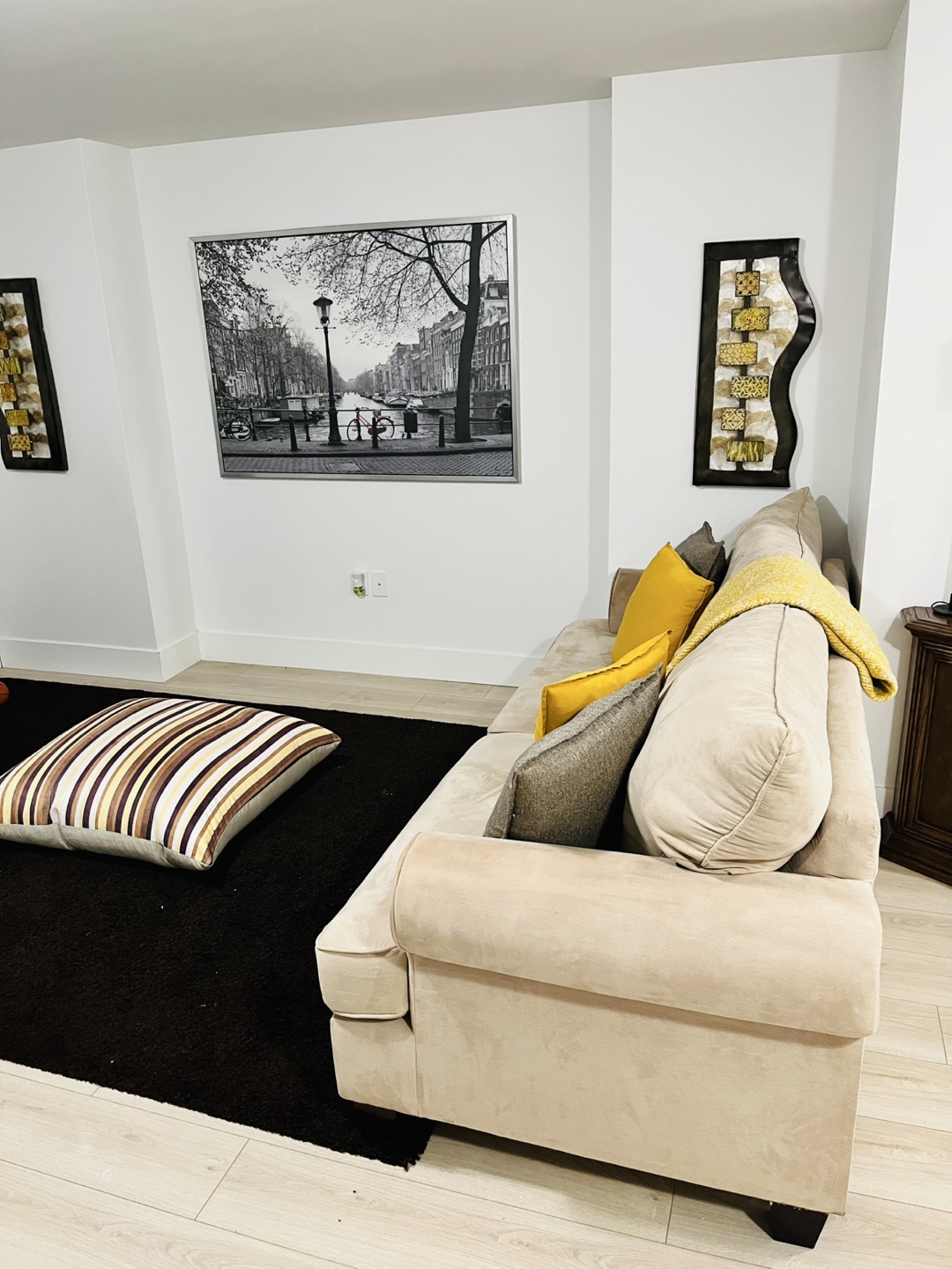 Beige Sofa w/o Throw Pillows - photo 5