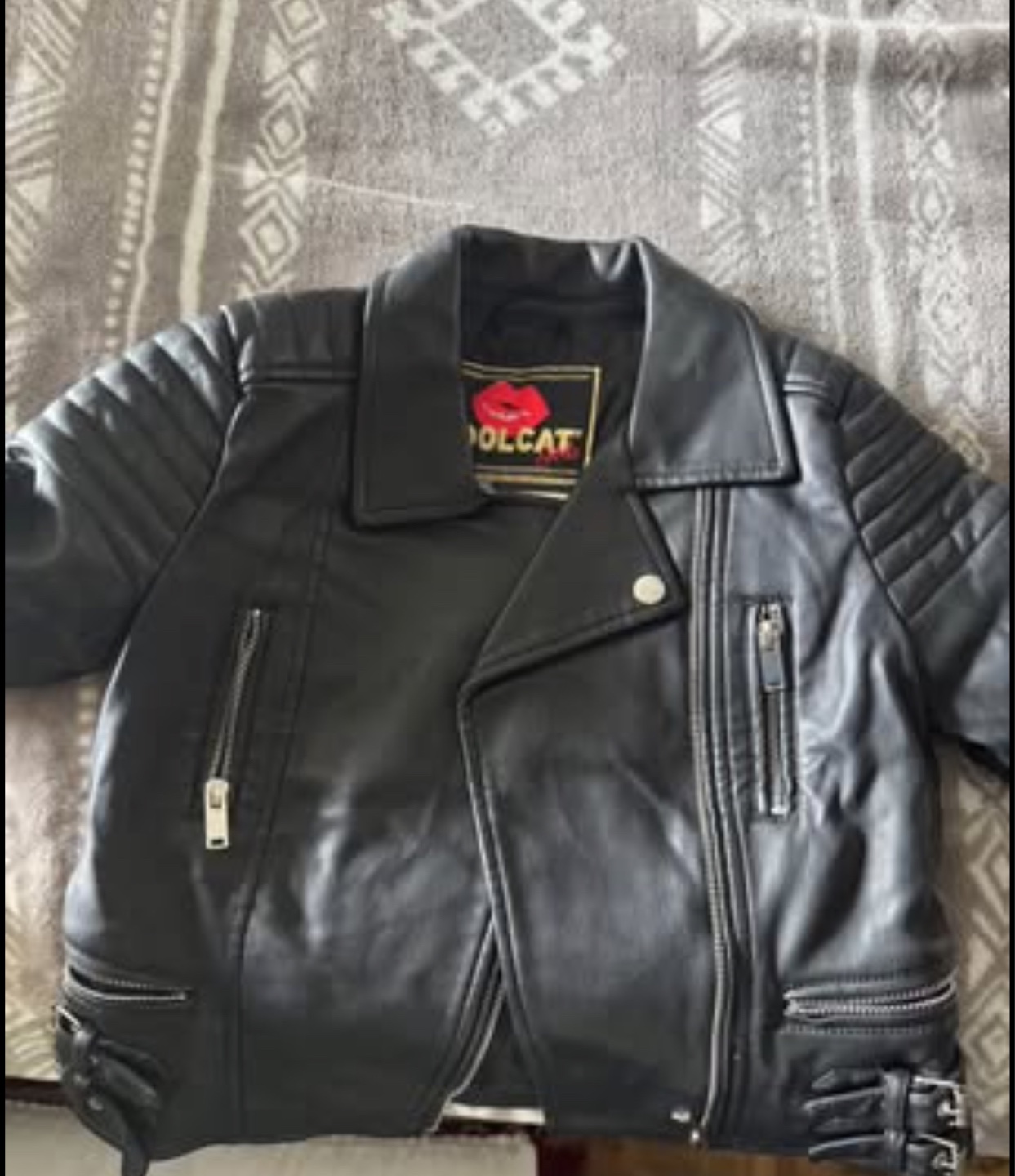 Kids leather jacket