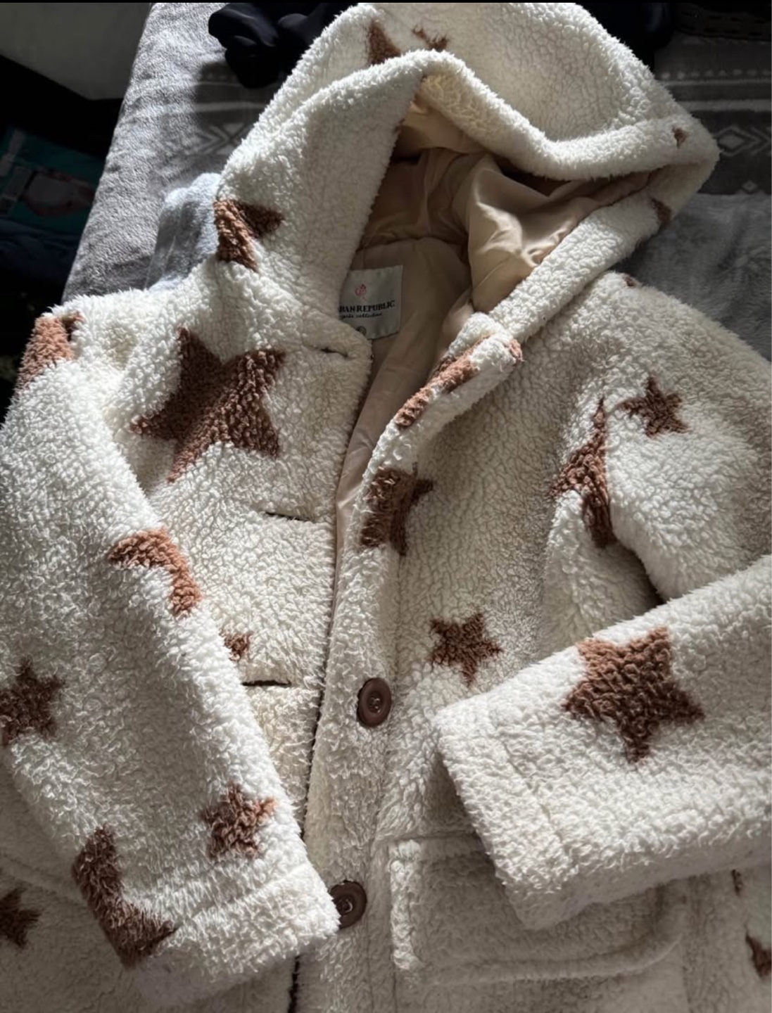 Kids fur jacket