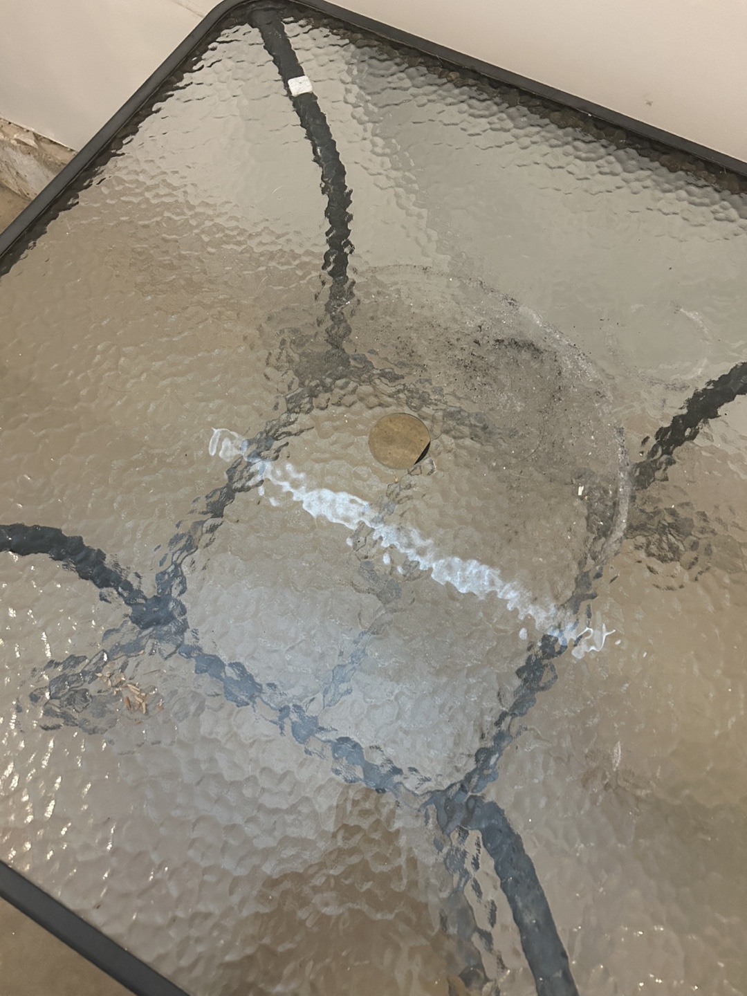 Square Glass Top Patio Table - photo 3