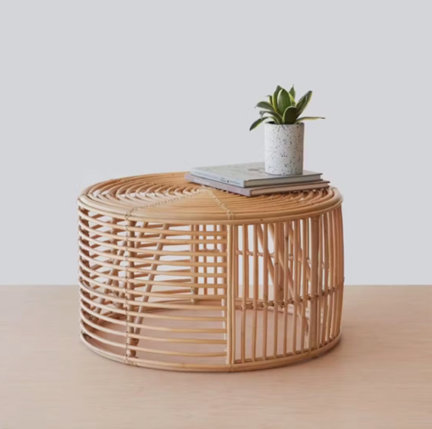 Citizenry Java Rattan Coffee Table