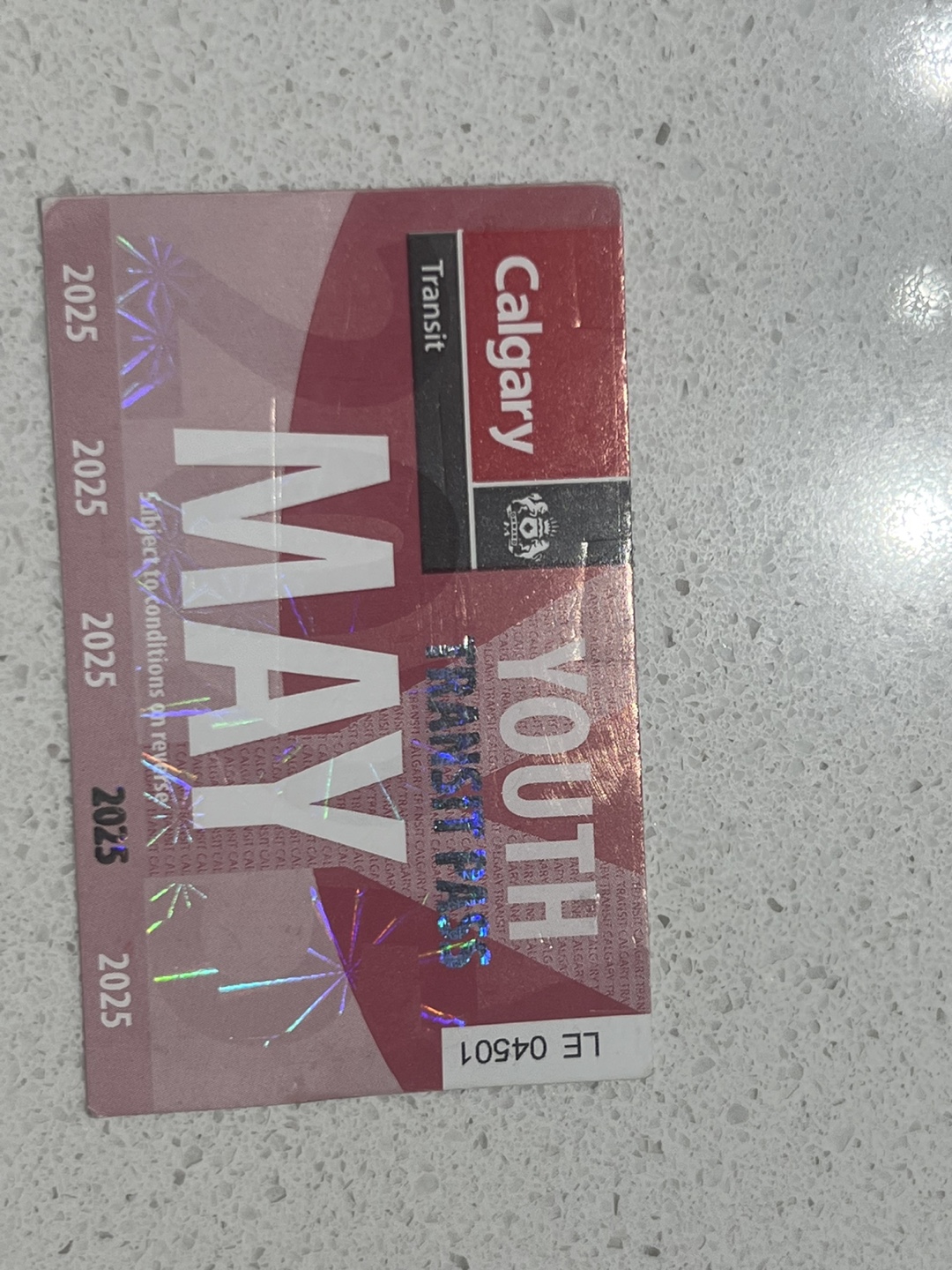 Calgary Transit Youth Pass - May 2025