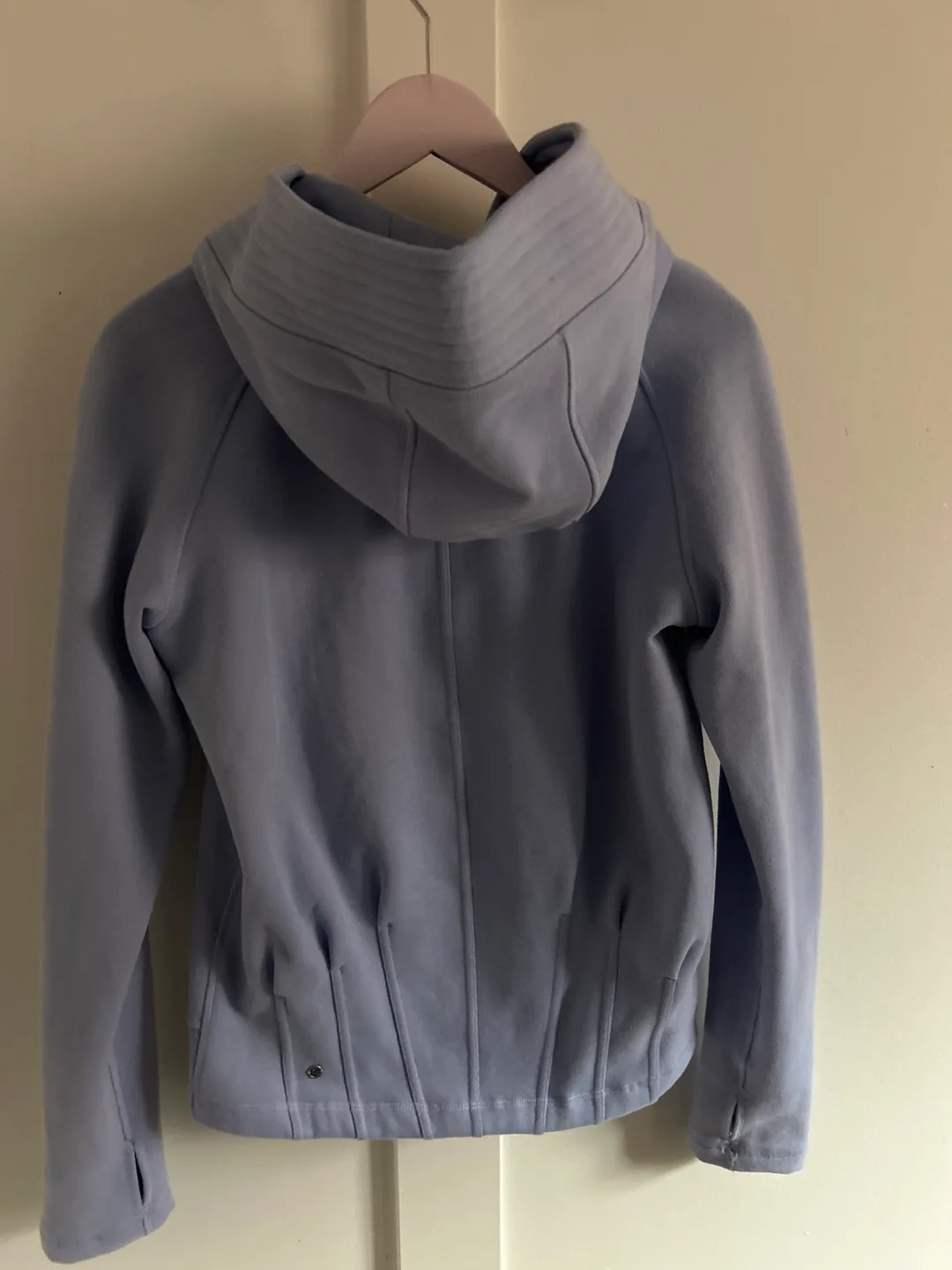 Lululemon Size 8 Scuba Hoodie - Light Blue image indicator(3)