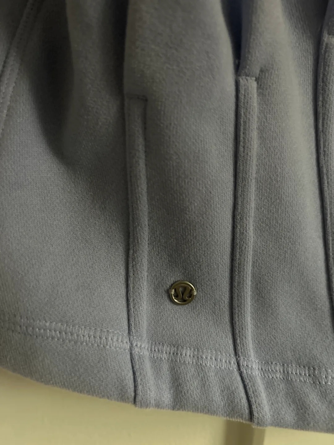 Lululemon Size 8 Scuba Hoodie - Light Blue image indicator(4)