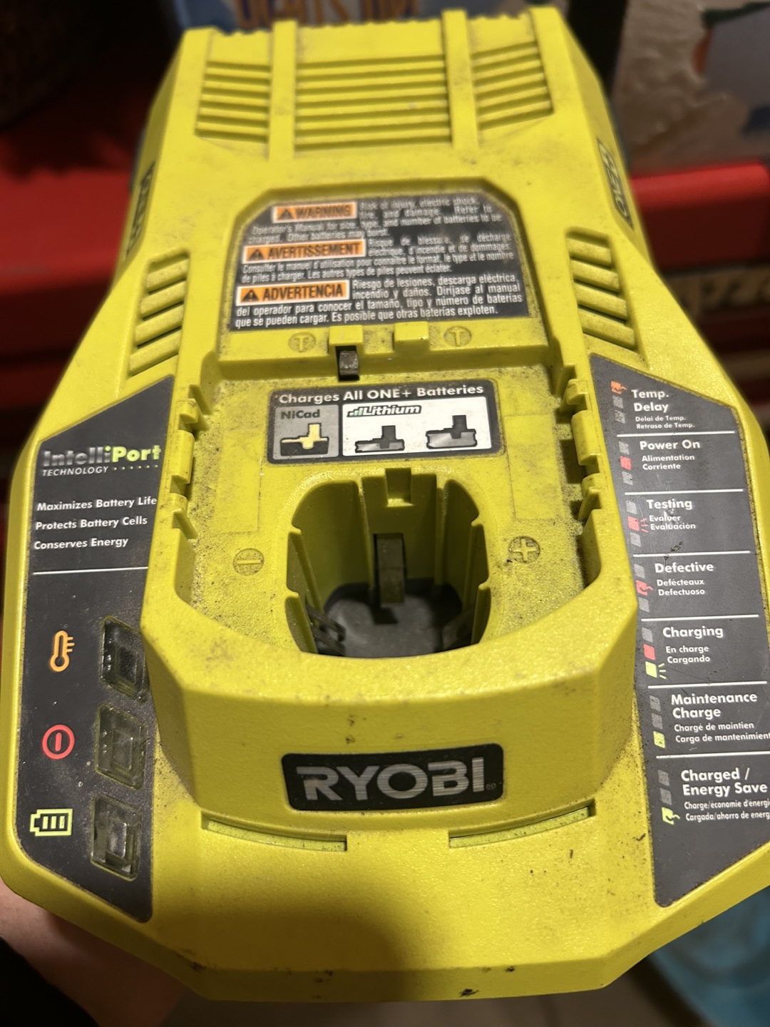 Ryobi One+ Lithium-ion Battery Charger - photo 2