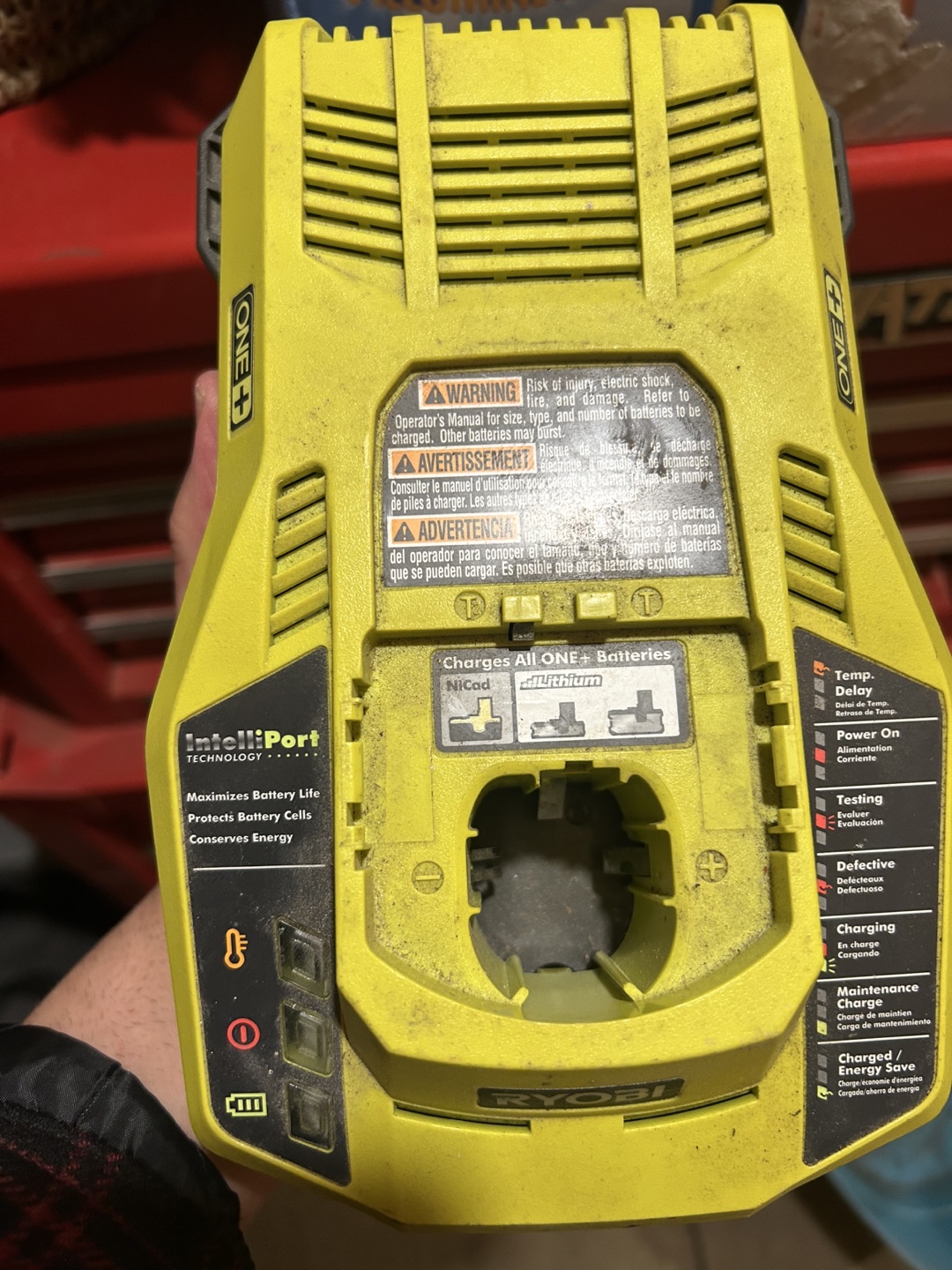 Ryobi One+ Lithium-ion Battery Charger