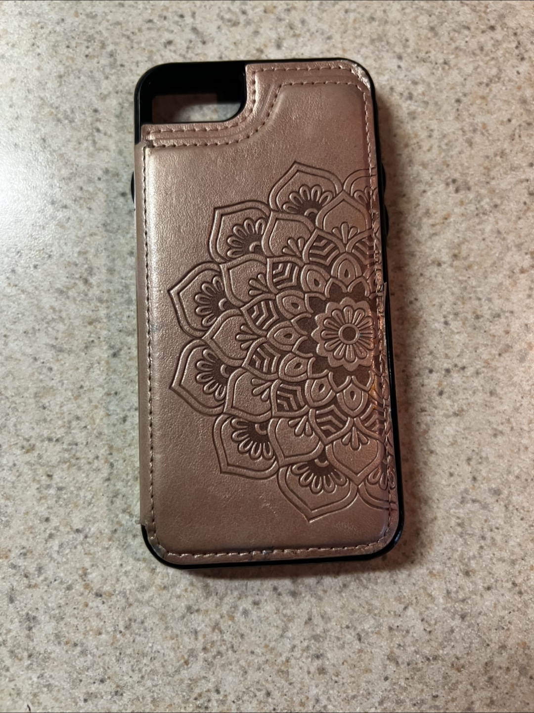 iPhone 7 Rose Gold with Mandala Wallet Case - photo 4