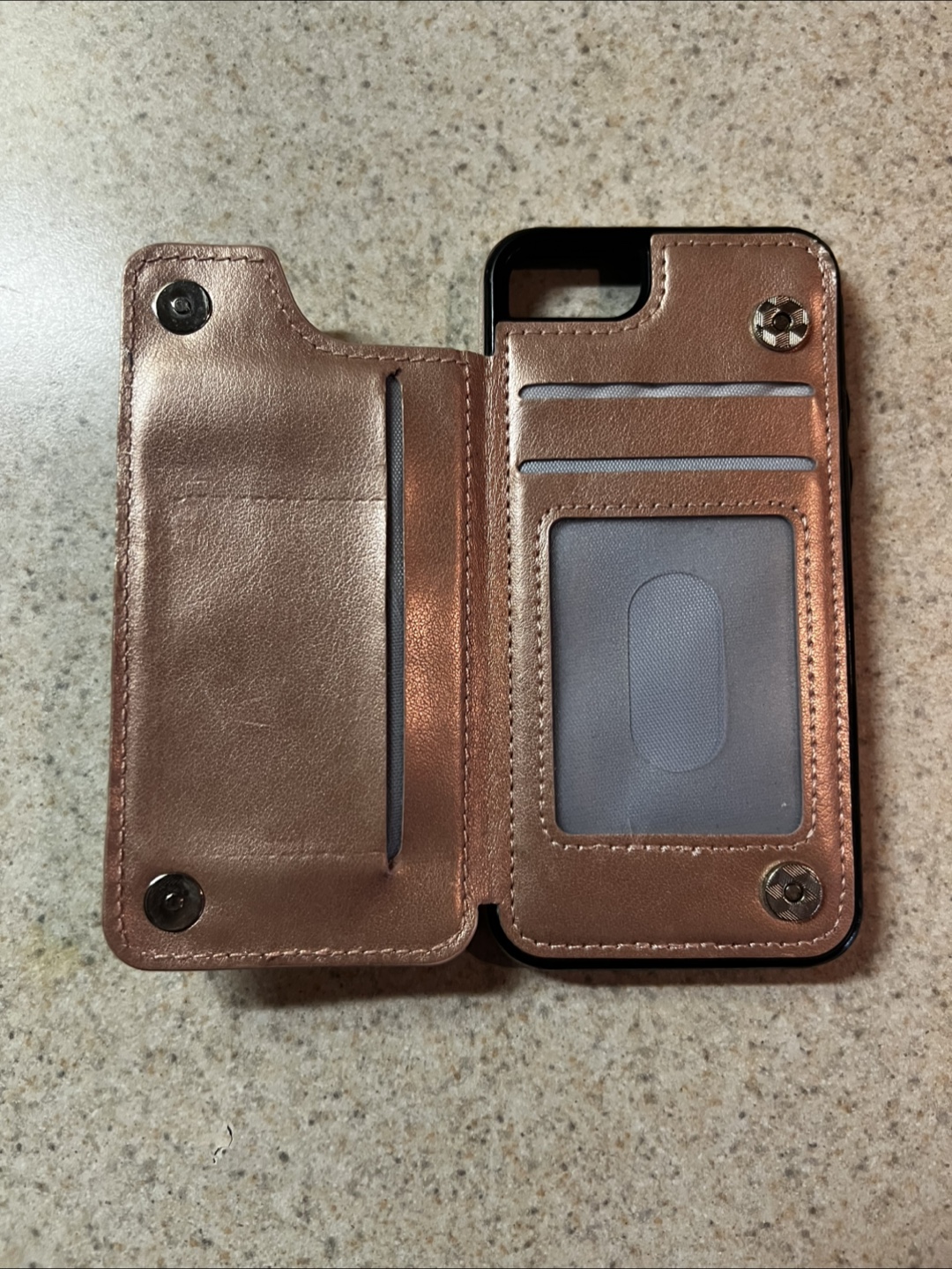 iPhone 7 Rose Gold with Mandala Wallet Case - photo 5