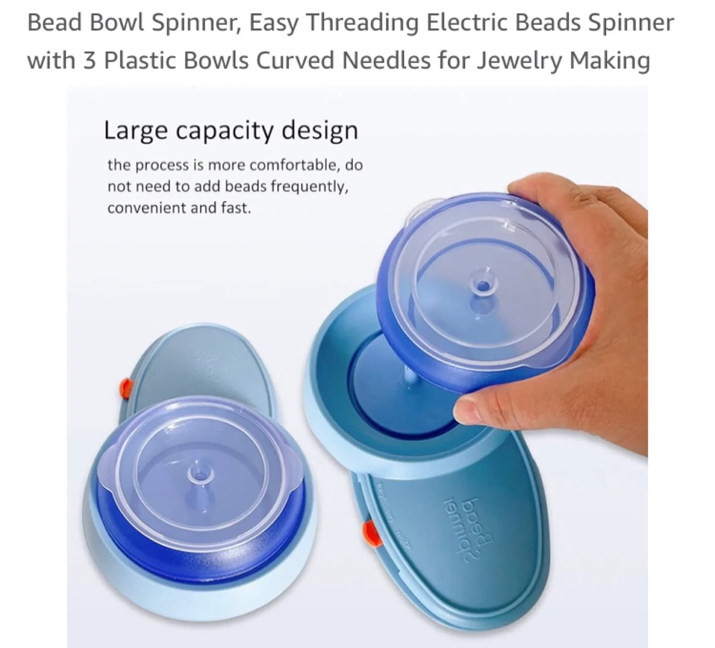 New Bead Spinner with 3 Bowls image indicator(4)