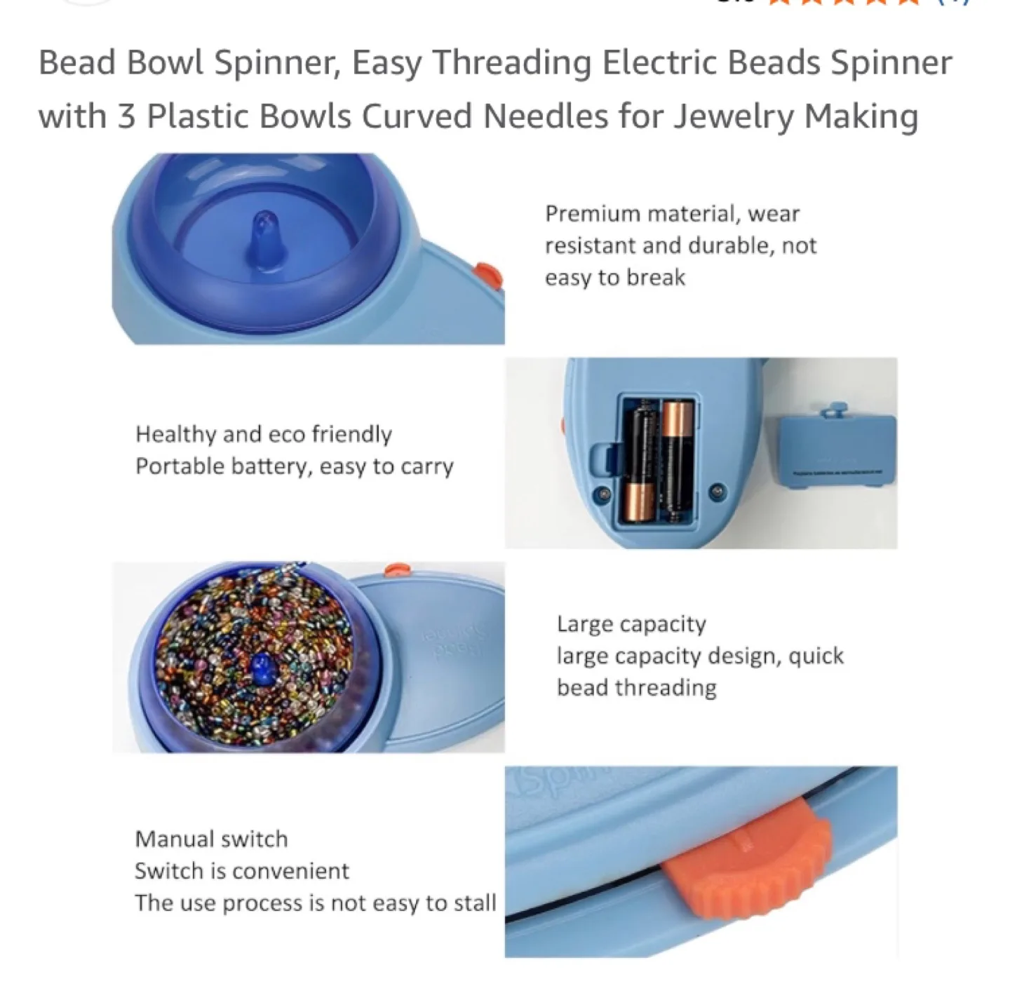 New Bead Spinner with 3 Bowls image indicator(5)