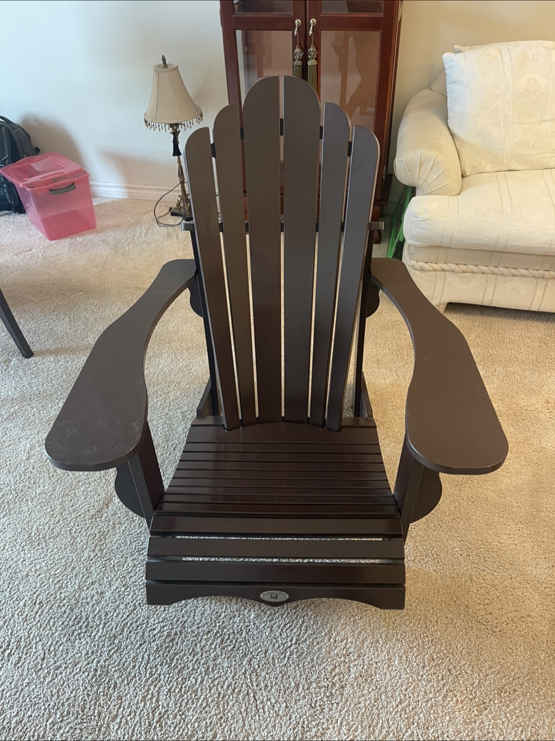 2 Dark Brown Adirondack Chairs  (Leisure Line) - photo 4
