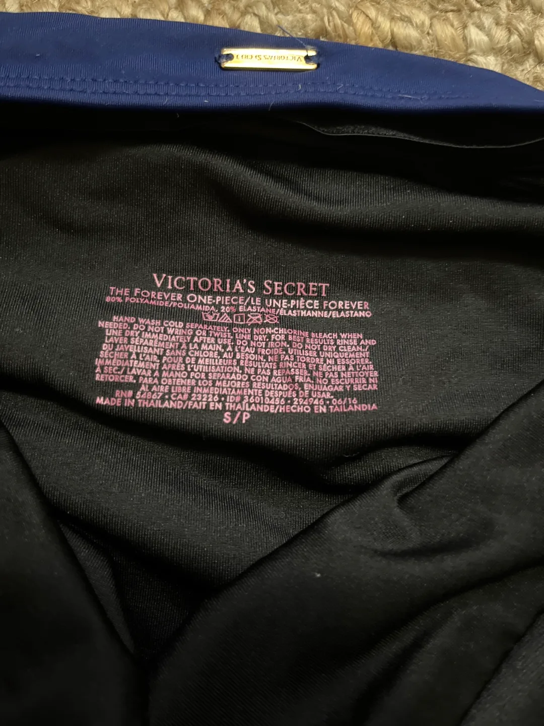 Victoria's Secret Navy Blue One-Piece Swimsuit image indicator(4)