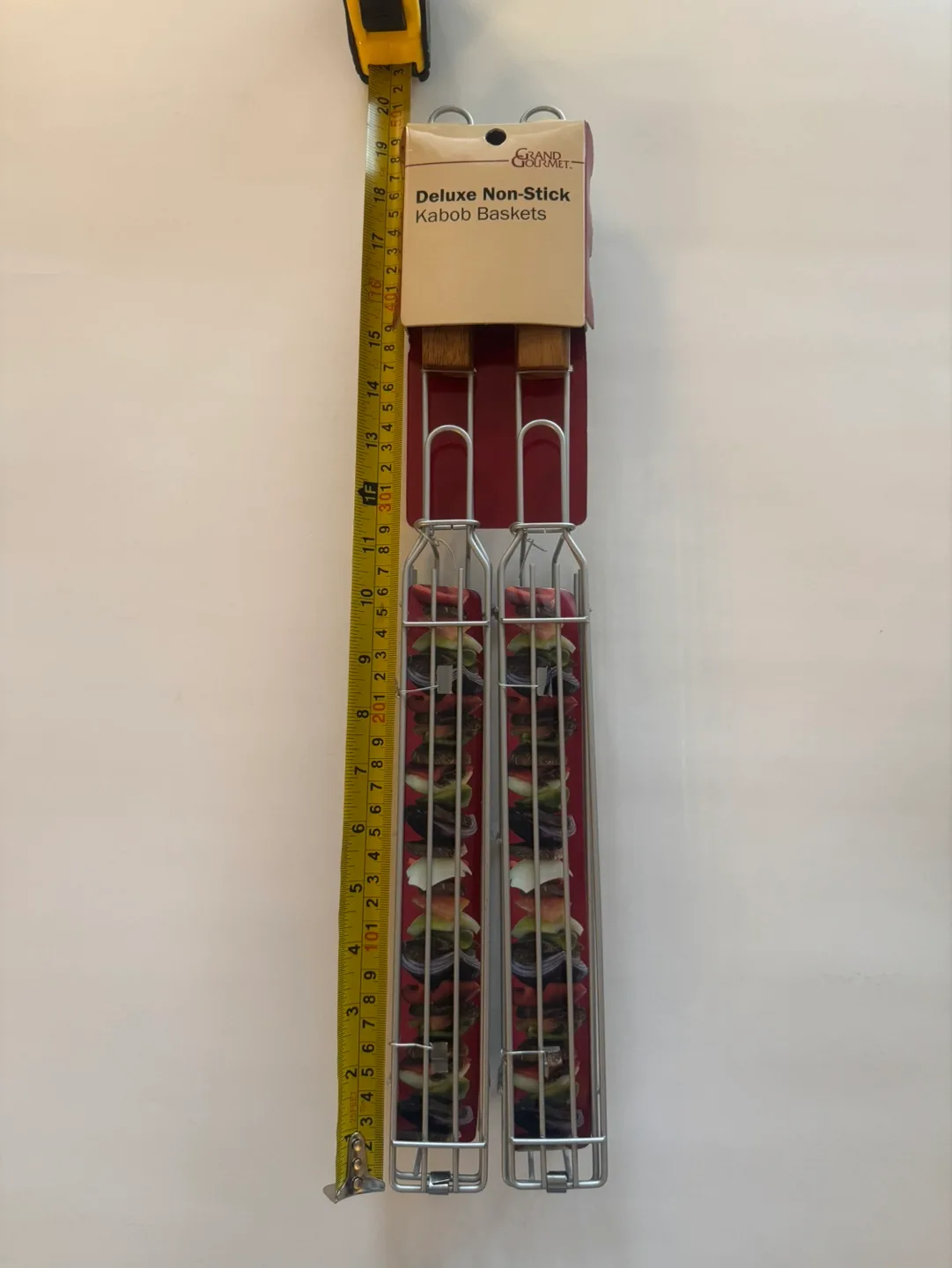 Grand Gourmet Deluxe Non-Stick Kabob Baskets - 2 Pack image indicator(2)