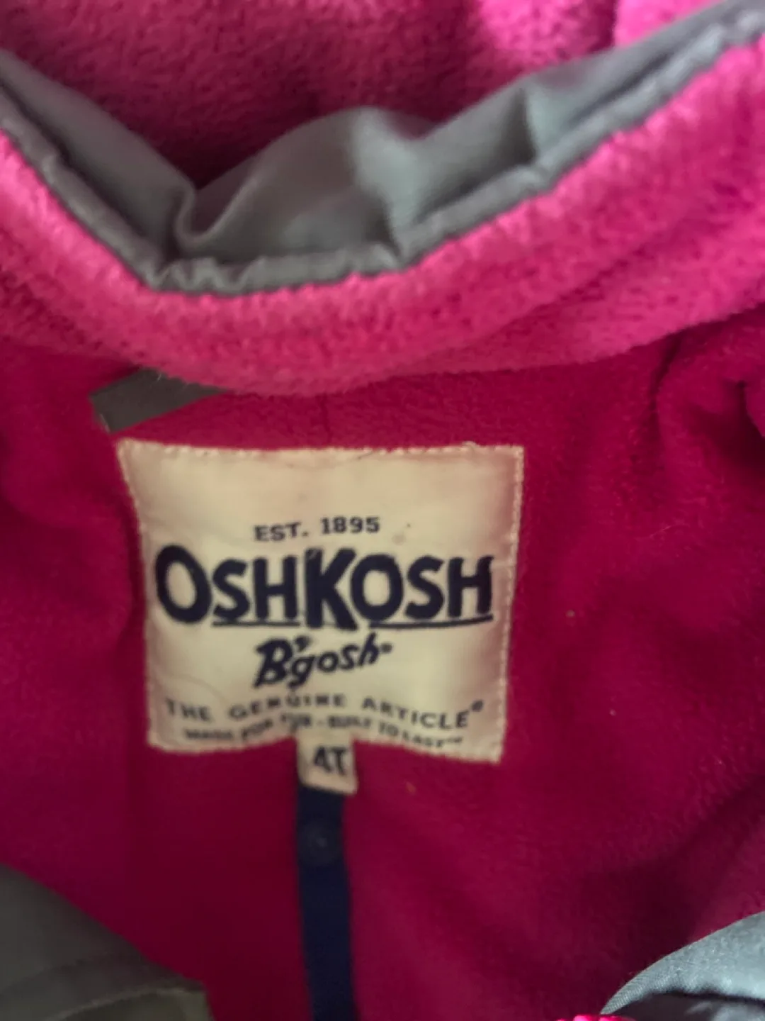 OshKosh B'gosh Girls' Winter Jacket- Size 4T image indicator(2)