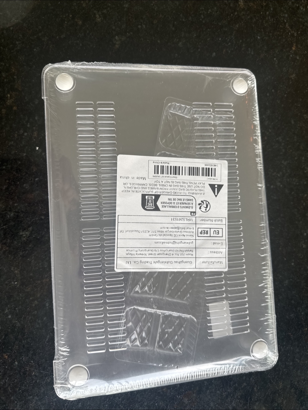 Clear Hard Plastic Case for 12 inch MacBook Pro Retina A1502 - photo 2