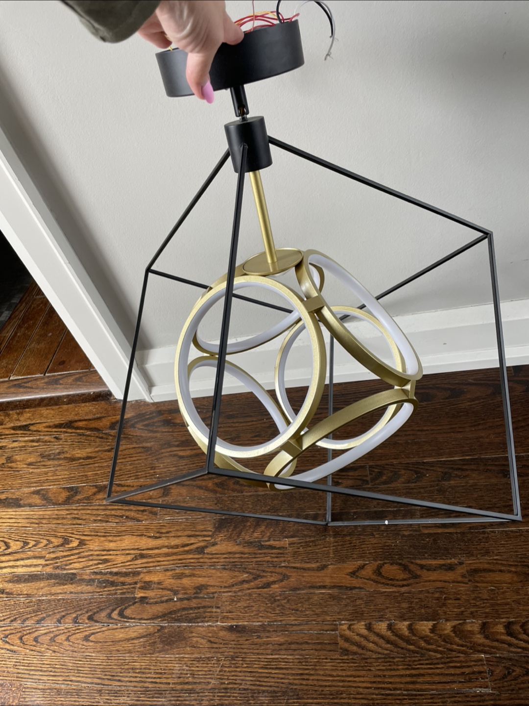 Modern Geometric LED Chandelier - photo 3