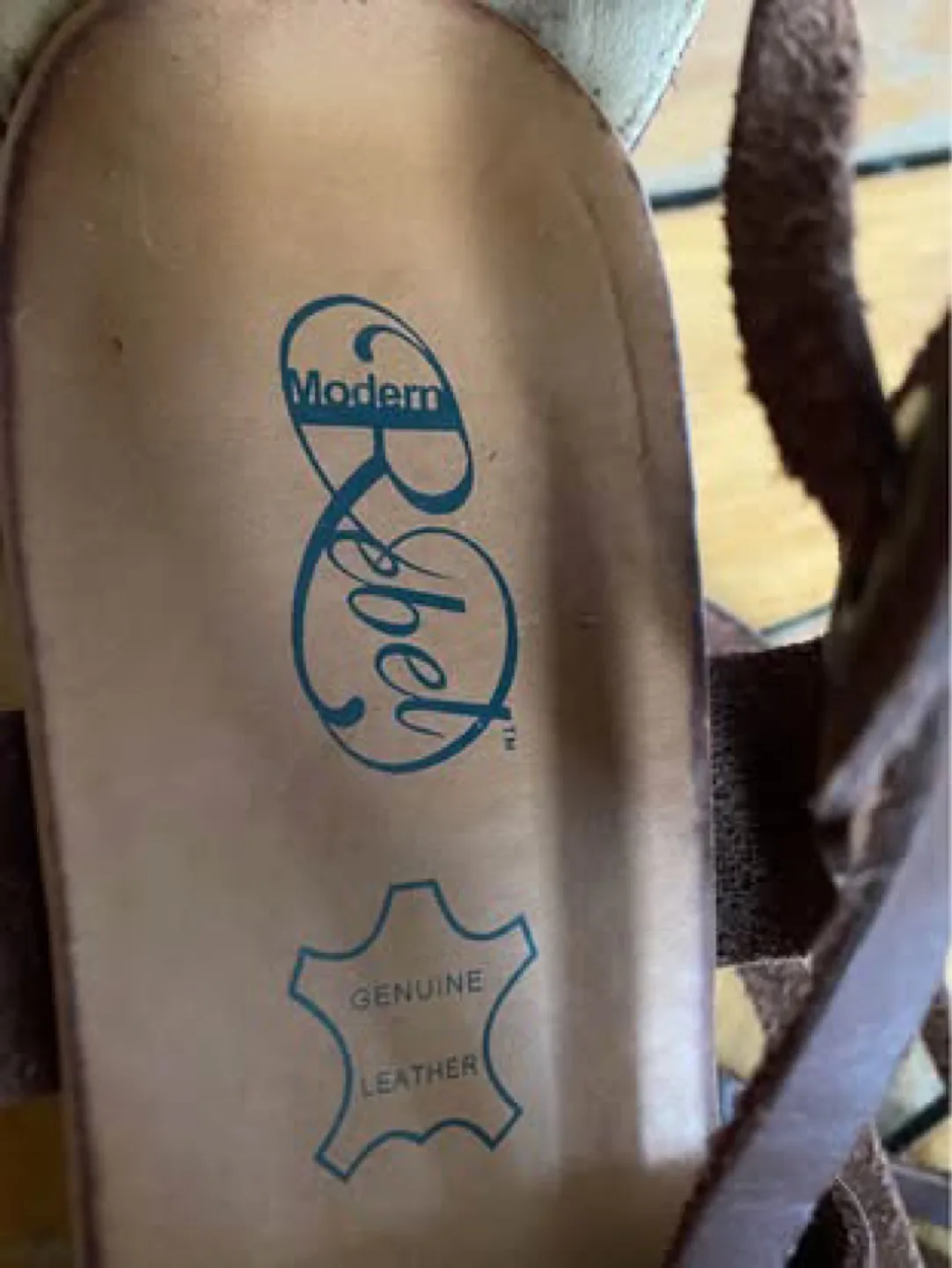 Brown Leather Gladiator Sandals image indicator(6)