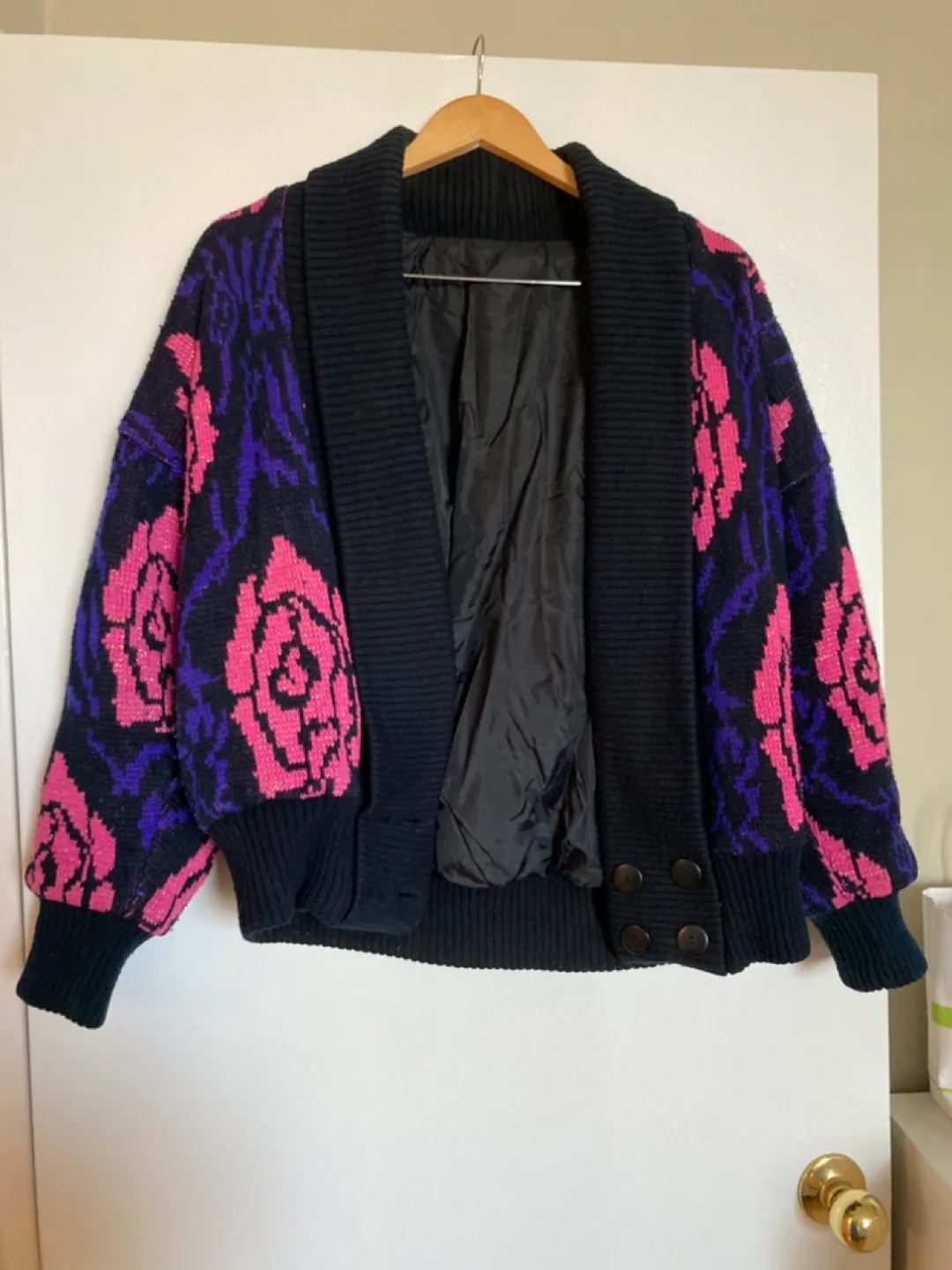 Vintage Floral Knit Cardigan thumbnail