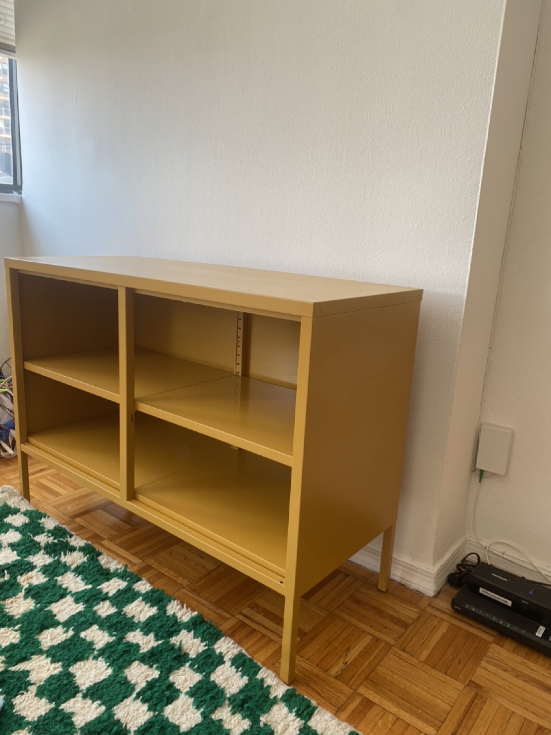 Mustard Made Metal Cabinet - Mustard Yellow
