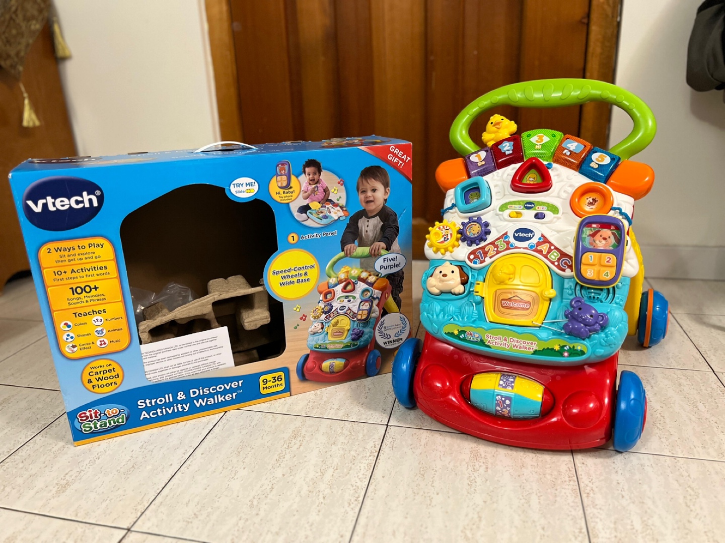 VTech Sit-to-Stand Stroll & Discover Activity Walker - photo 2