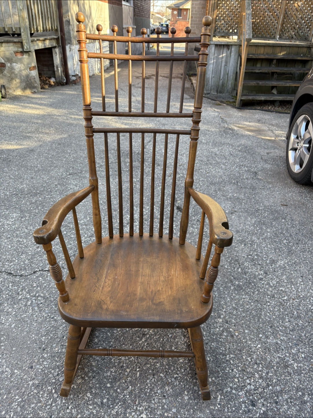 Antique Wooden Rocking Chair